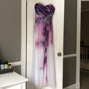 LA FEMME FLORAL PROM DRESS SIZE 0